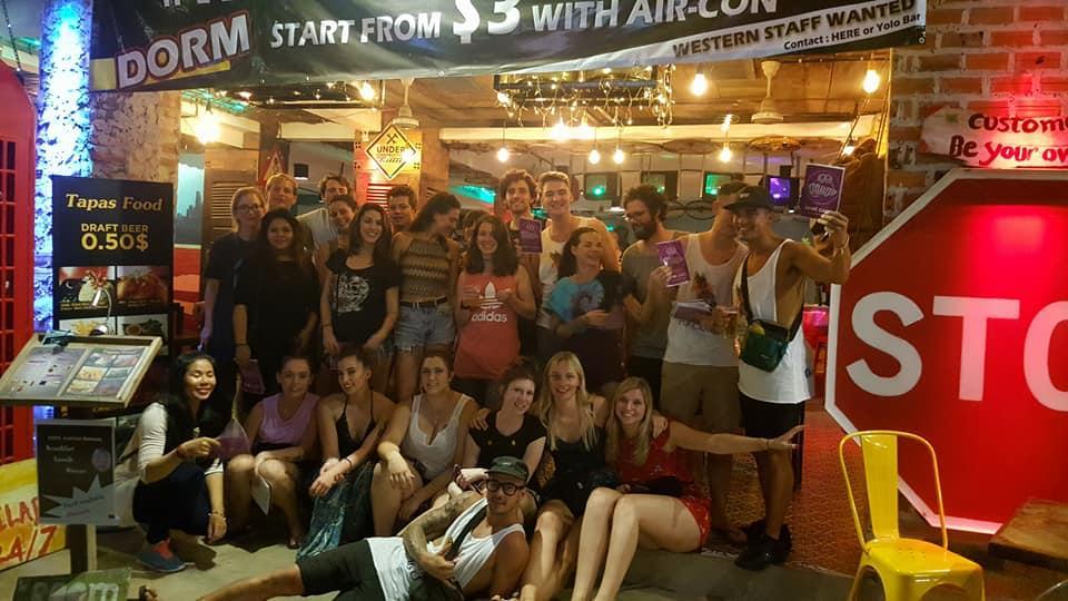Route 66 Music Restaurant & Hostel Sziemreap Kültér fotó